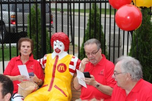 Ronald Statue in Garden